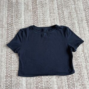 SKIMS Cotton Jersey Cropped Tee